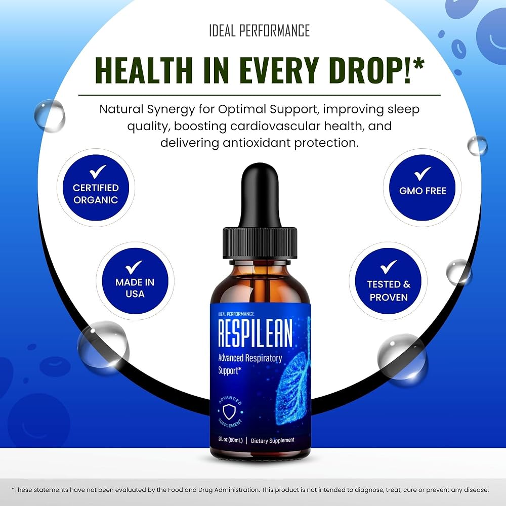 IDEAL PERFORMANCE Respilean Blood Formula Support Liquid Drops - 6 Fl Oz - image 5
