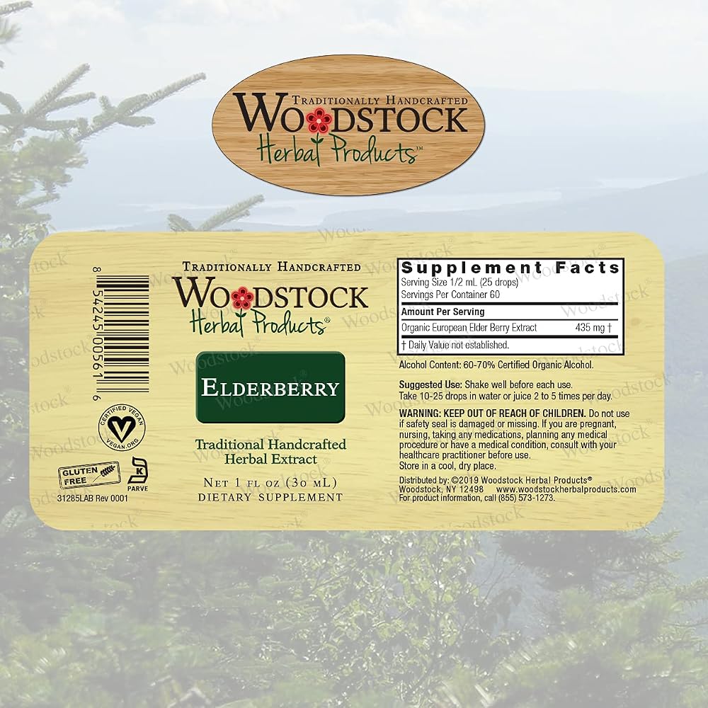 Woodstock Herbal Products Elderberry - 1 Ounce - image 2