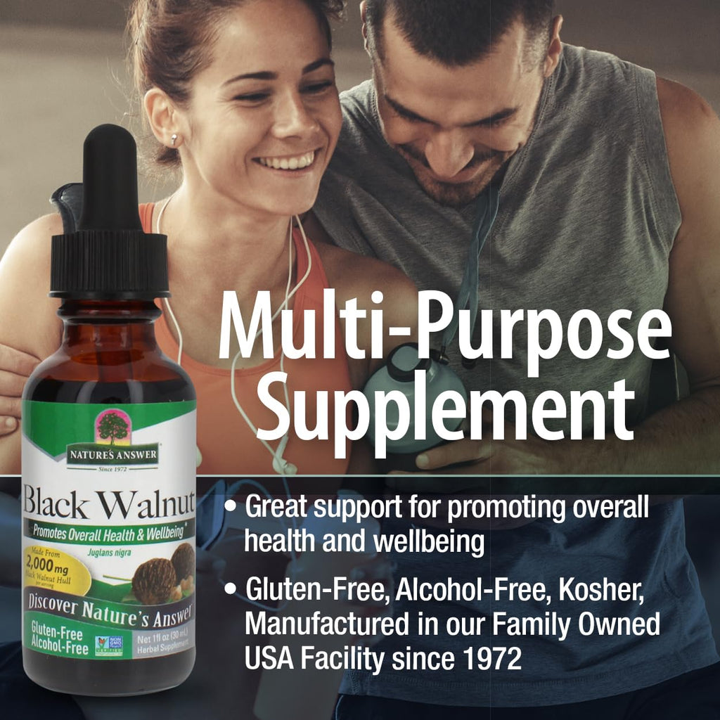 Nature's Answer Black Walnut Hull Extract Alcohol Free - 2 Fl Oz - image 4