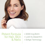 Irwin Naturals Biotin-6000 Hair Skin & Nail Support - 60 Softgels - image 4