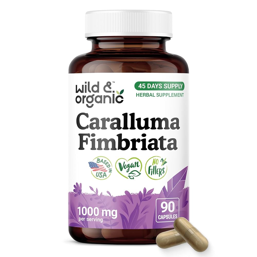 Wild & Organic Caralluma 1000 mg Overall Support - 90 Capsules