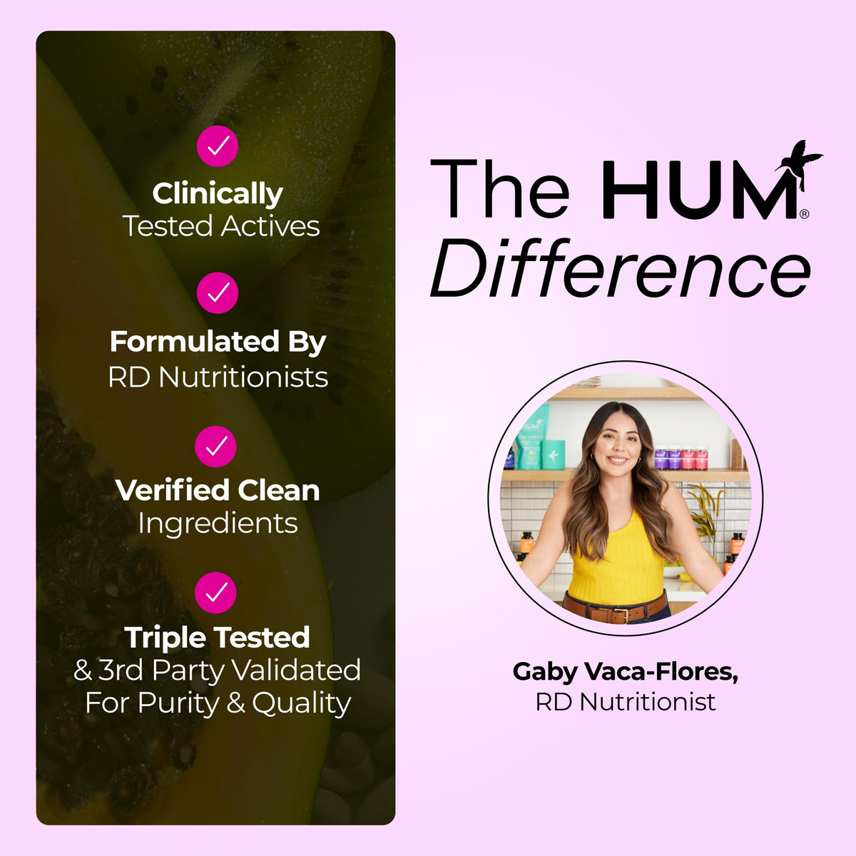 HUM Calm Ashwagandha Gummies with L-Theanine, Mixed Berry - 60 Gummies - image 8