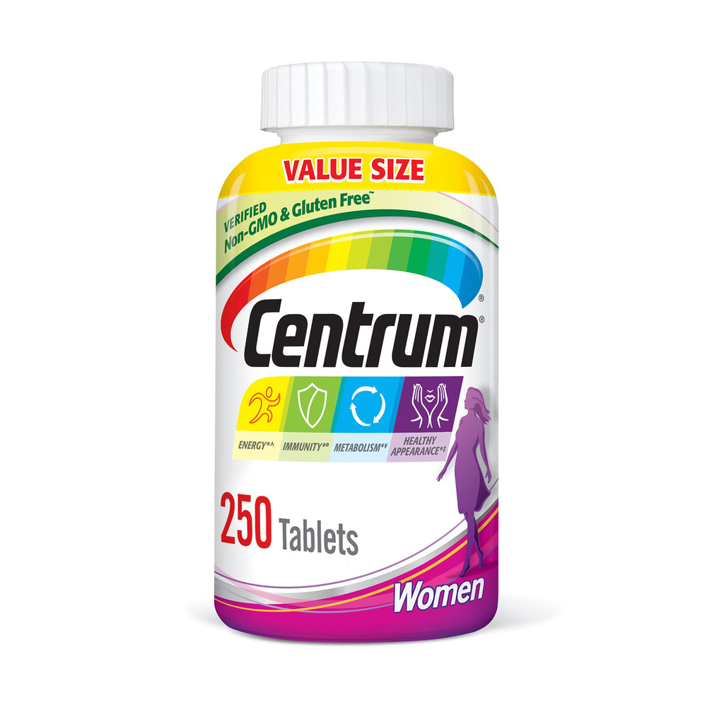 Centrum Multivitamin for Women with Iron - 250 Tablets