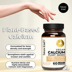 Future Kind Vegan Calcium Supplement for Teeth & Bone Support - 60 Capsules - image 2