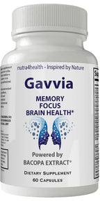 Nutra4health Gavvia Focus Memory Brain IQ Nootropic - 60 Capsules