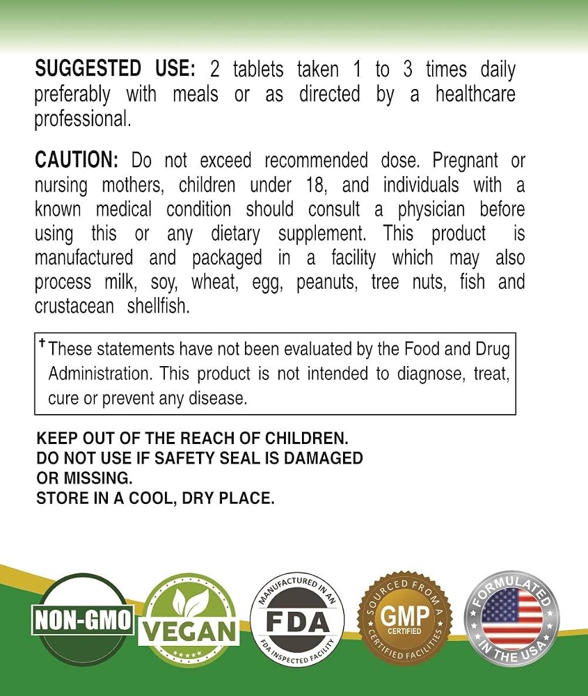 King Naturals Organic Daily Greens Tablets - 120 Count - image 4