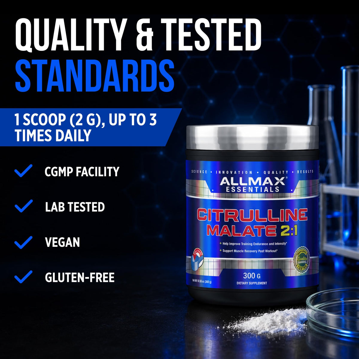 ALLMAX Citrulline Malate Powder 2:1 Ratio - 300 g - image 8