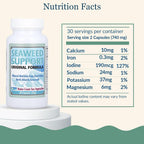 Maine Coast Sea Vegetables Seaweed Support Iodine - 60 Capsules - image 2