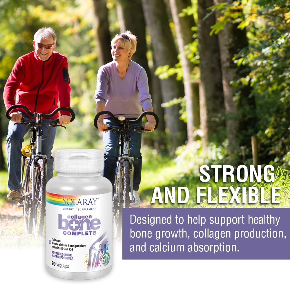 Solaray Collagen Bone Complete Bone Strength Support - 90 Capsules - image 5