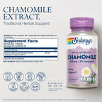 SOLARAY Chamomile Extract 325 mg Standardized - 30 Vegetarian Capsules - image 2