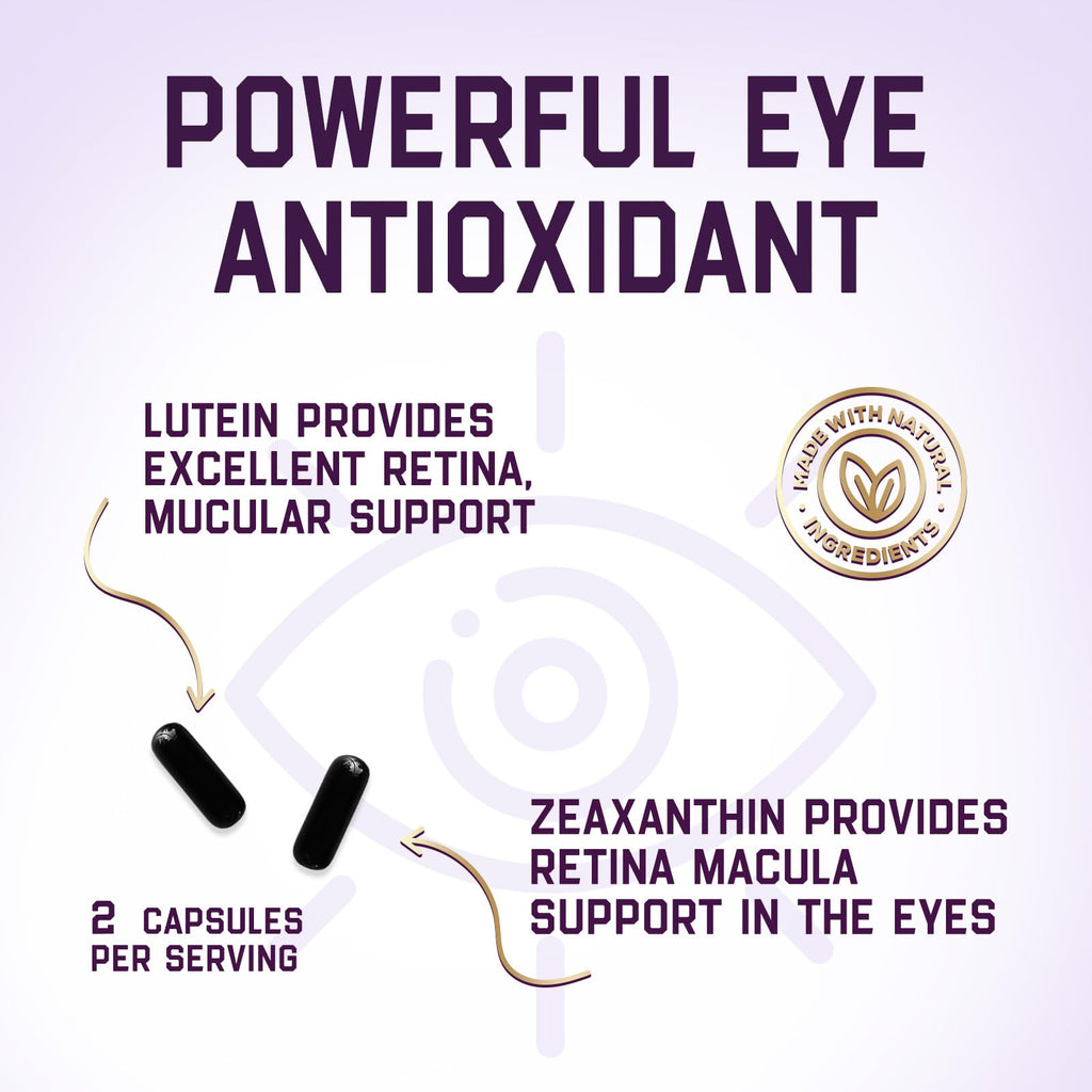 Nature's Peak Eye Vitamins Supplements - 3x Strength Eye Health