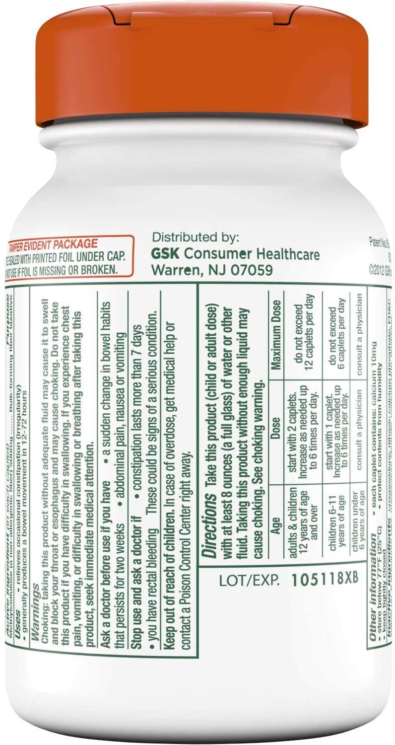 Citrucel Fiber Supplement Caplets - 100 Count - image 2