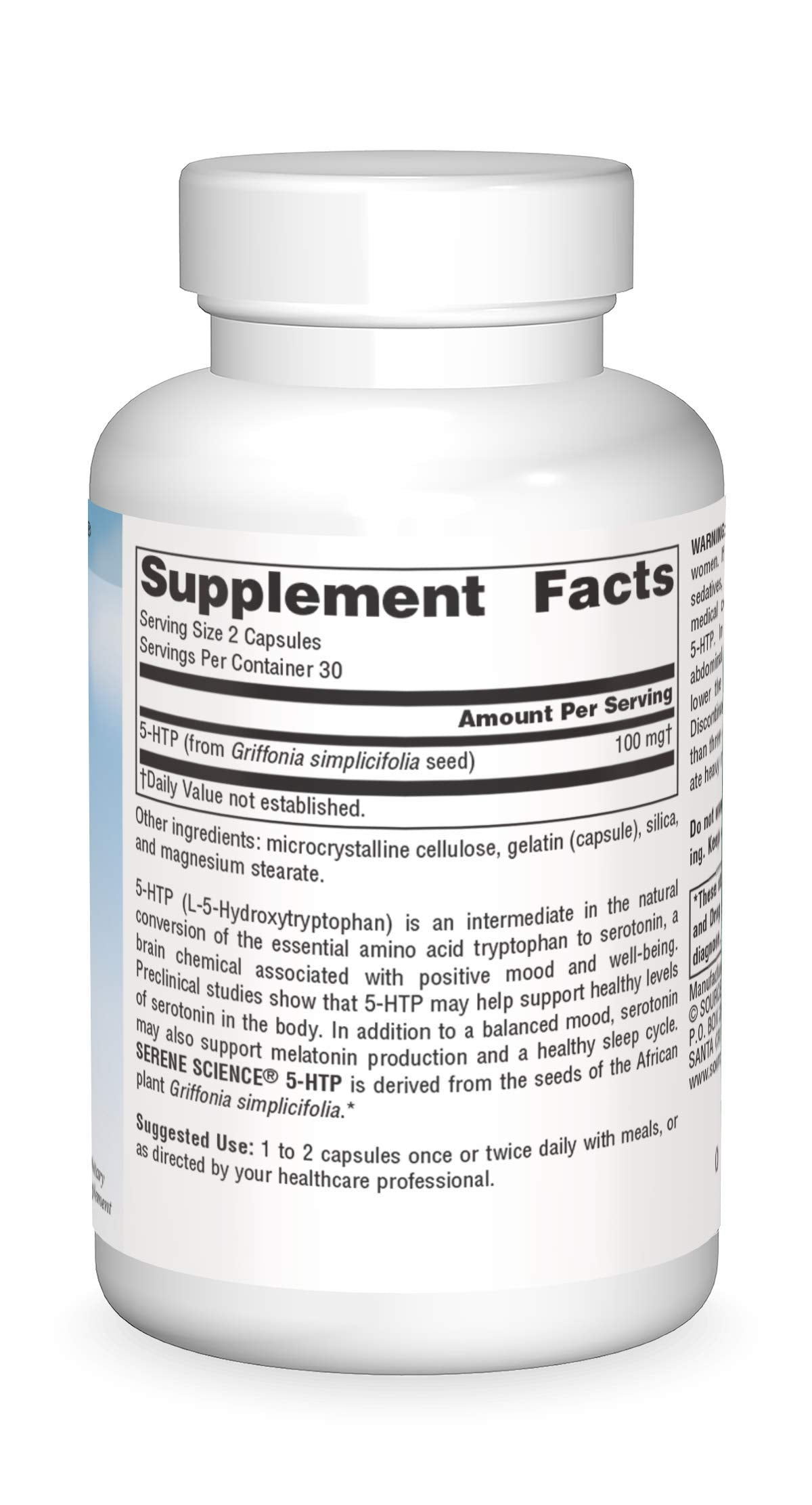 Source Naturals Serene Science 5-HTP 50 mg - 60 Capsules - image 3