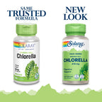 SOLARAY Broken Cell Chlorella 410 mg Superfood - 100 Vegetarian Capsules - image 3
