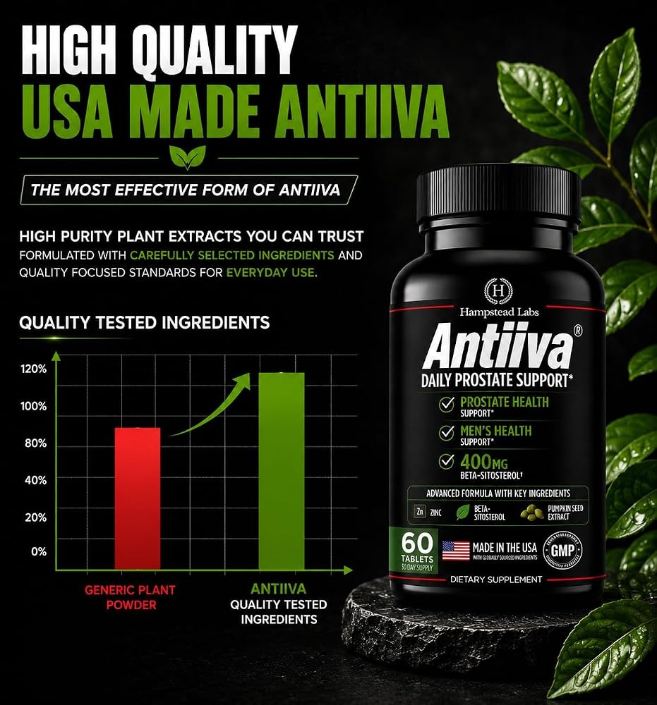Hampstead Labs Advanced Men Prostate Health Supplement - 60 Tablets - image 7