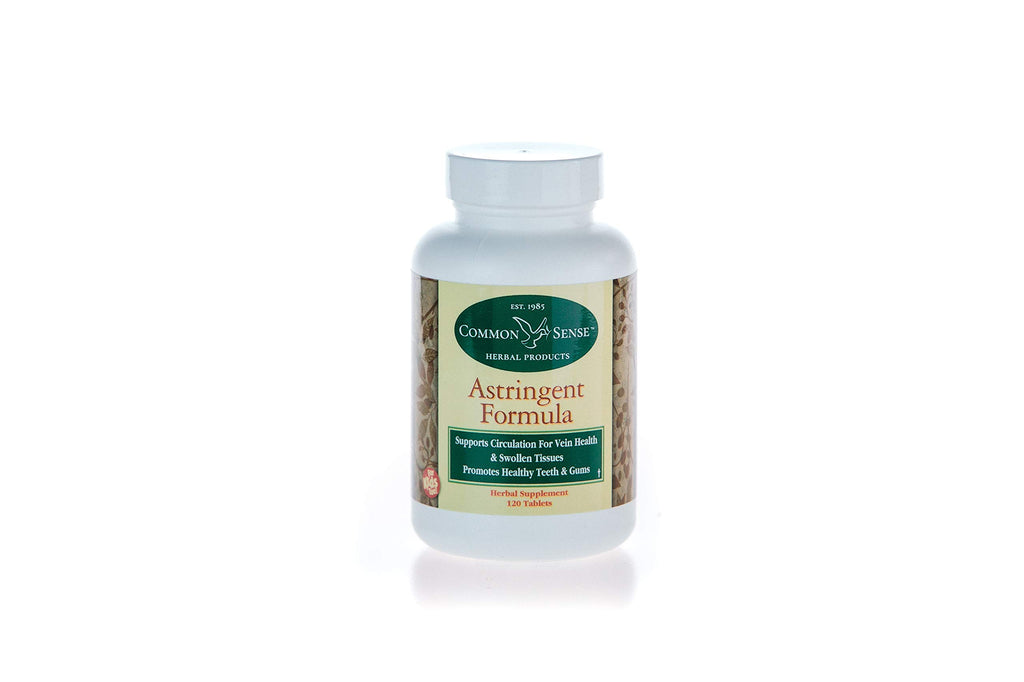 Common Sense Herbal Products Astringent Formula - 120 Tablets