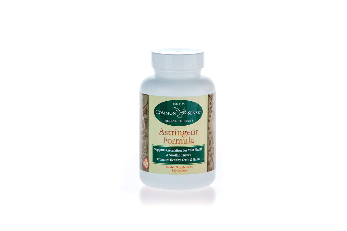 Common Sense Herbal Products Astringent Formula - 120 Tablets