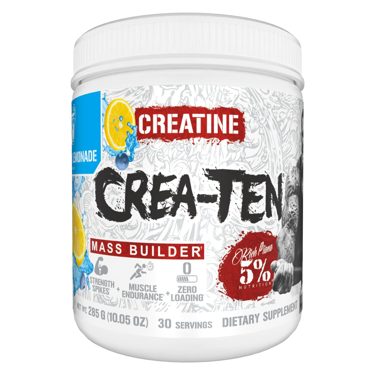 5% Nutrition CreaTEN - Flavored Creatine Powder Blend