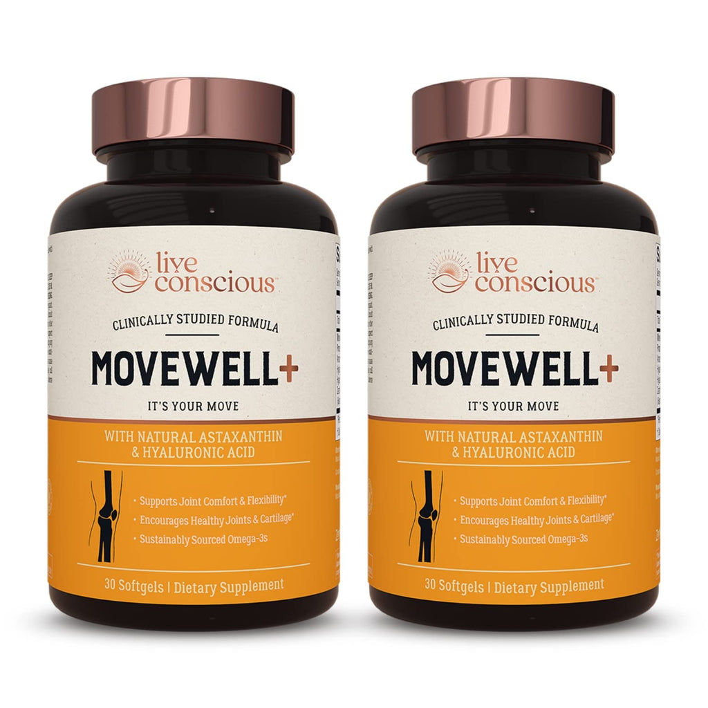 Live Conscious MoveWell Plus Krill Oil Joint Health - 60 Capsules