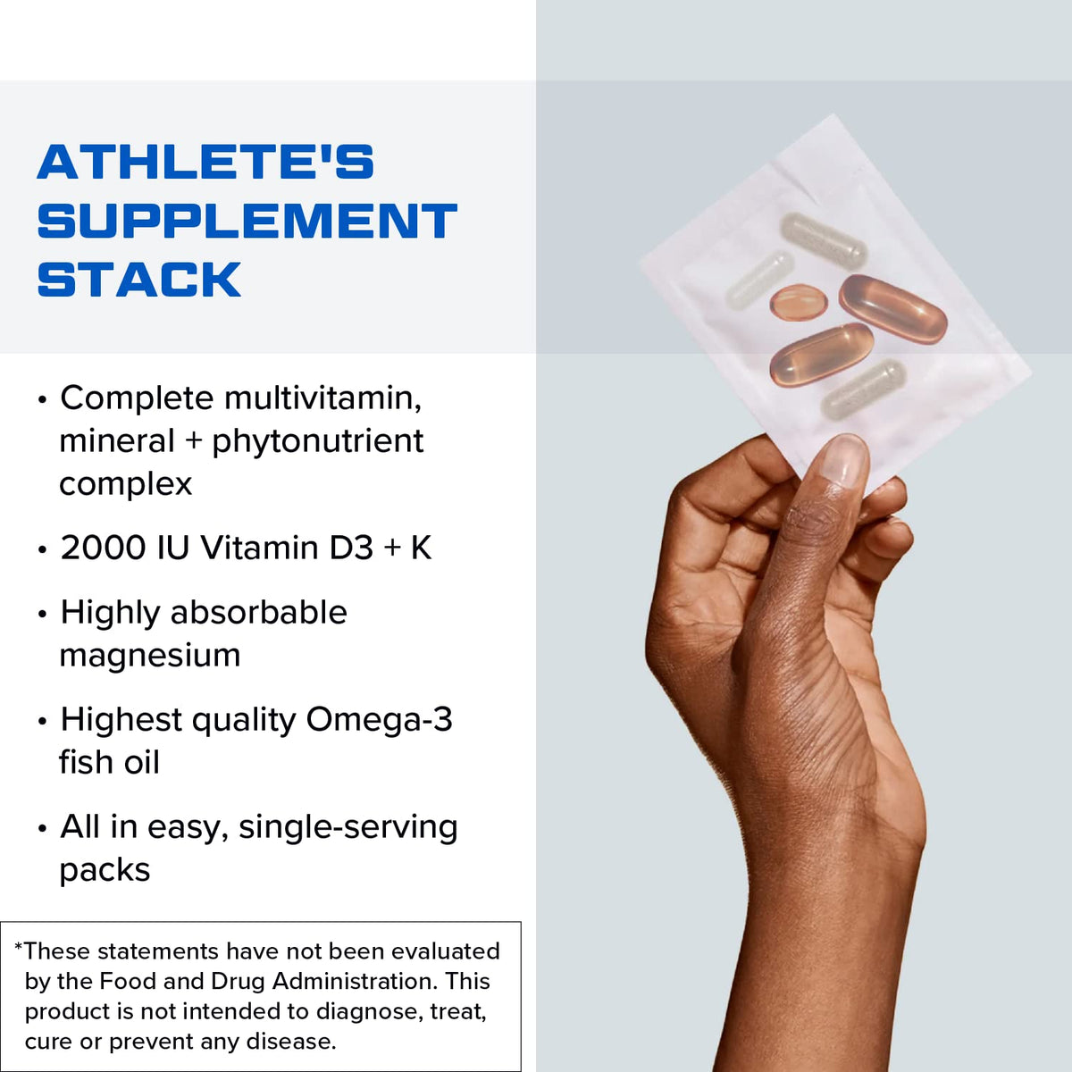 Designs for Sport Vitamin Packs Athlete's Supplement Stack - 30 Packets - image 2