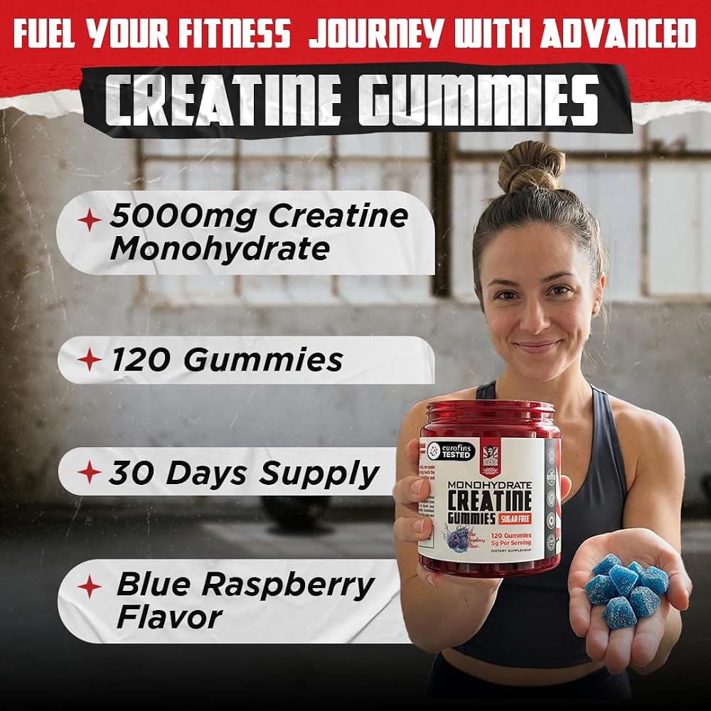 Old School Labs Creatine Monohydrate Gummies for Muscle & Strength