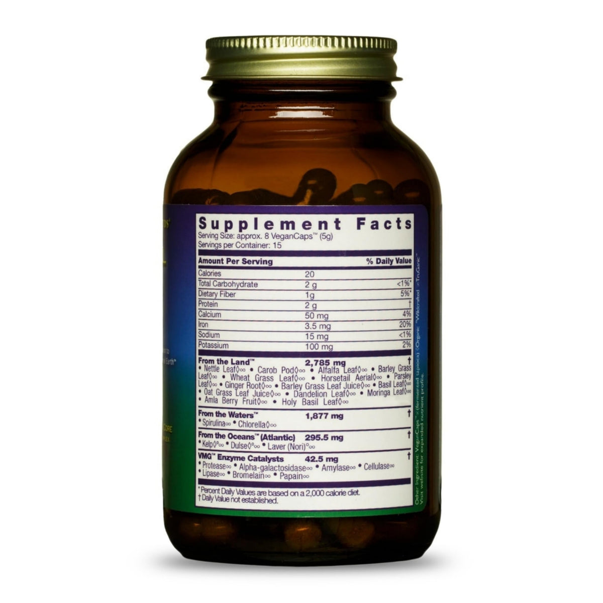 HEALTHFORCE SUPERFOODS Vitamineral Green Mineral Supplement - 120 Capsules - image 2