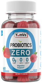 YUM-V'S Sugar Free Probiotic Gummies 5 Billion CFU - 60 Count - image 2