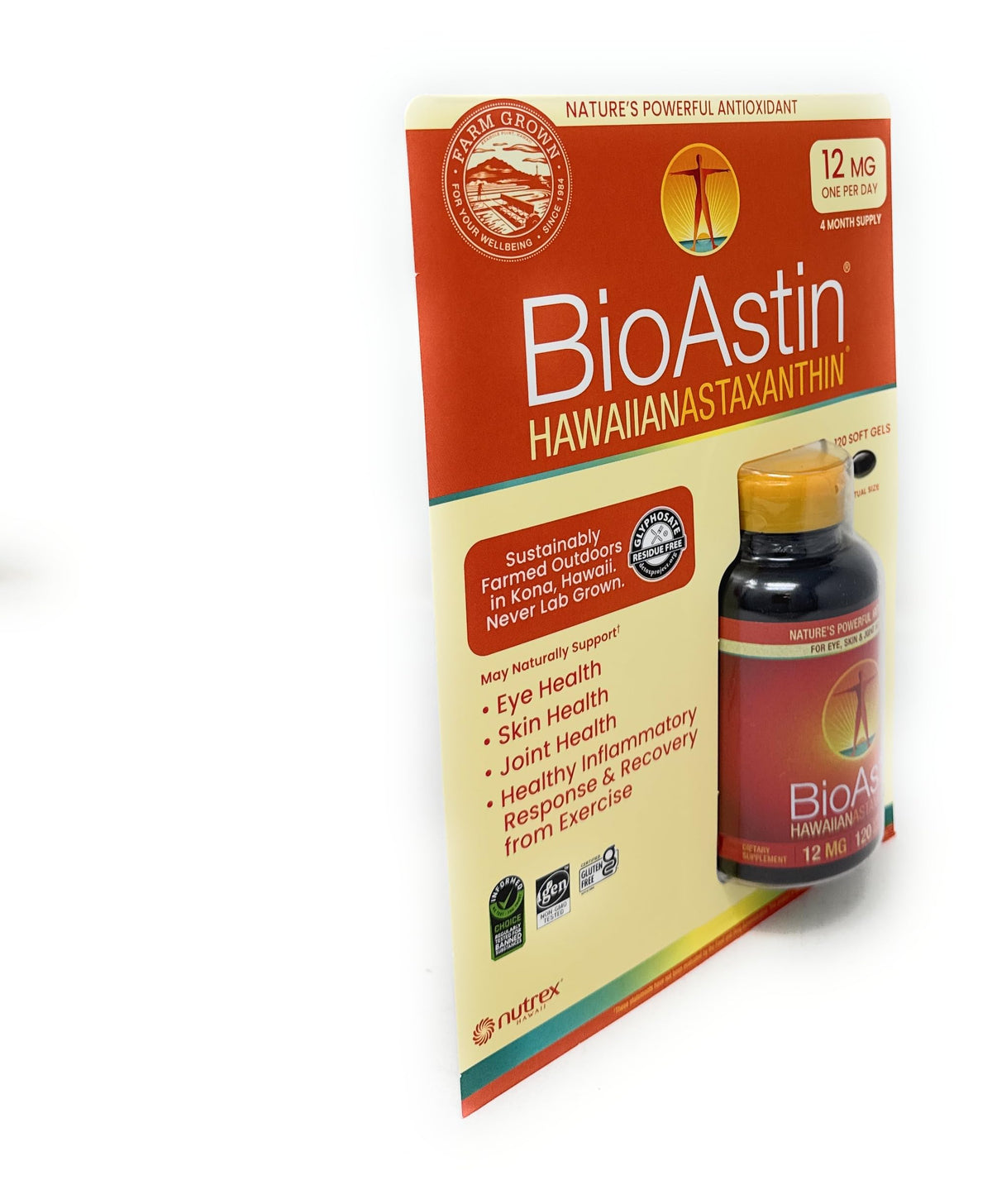 BioAstin Hawaiian Astaxanthin 12 mg - 120 Softgels - image 3