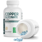 Bronson Copper 3 mg Bisglycinate Chelate - 180 Vegetarian Tablets - image 6