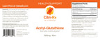 CitriSafe Acetyl Glutathione 300mg Antioxidant - 60 Capsules - image 2