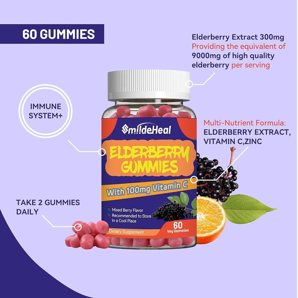 SmildeHeal Elderberry Supplements