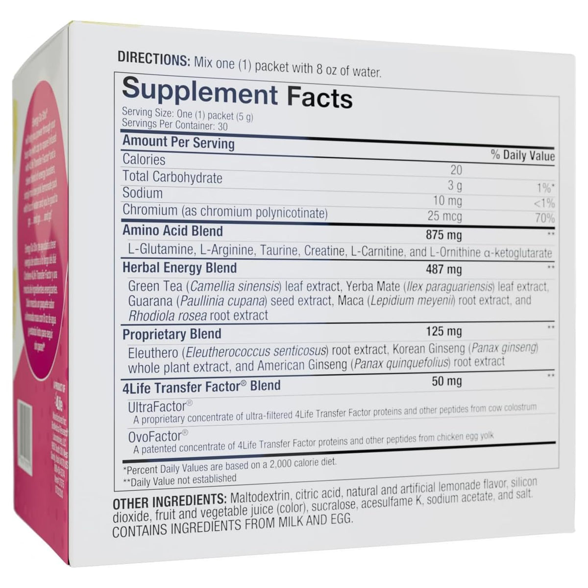 4Life Energy Go Stix Drink Mix with Amino Acids and Green Tea
