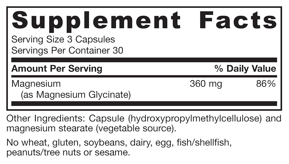 Jarrow Magnesium Glycinate for Sleep Support - 90 Capsules - image 8