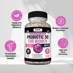 Kaya Naturals Womens Probiotic 50 Billion CFU
