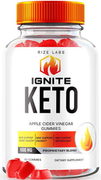rize labs Ignite Keto ACV Gummies for Weight Loss - 60 Gummies
