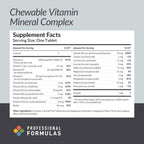 Professional Formulas Chewable Vitamin Mineral Complex - 90 Tablets - image 2