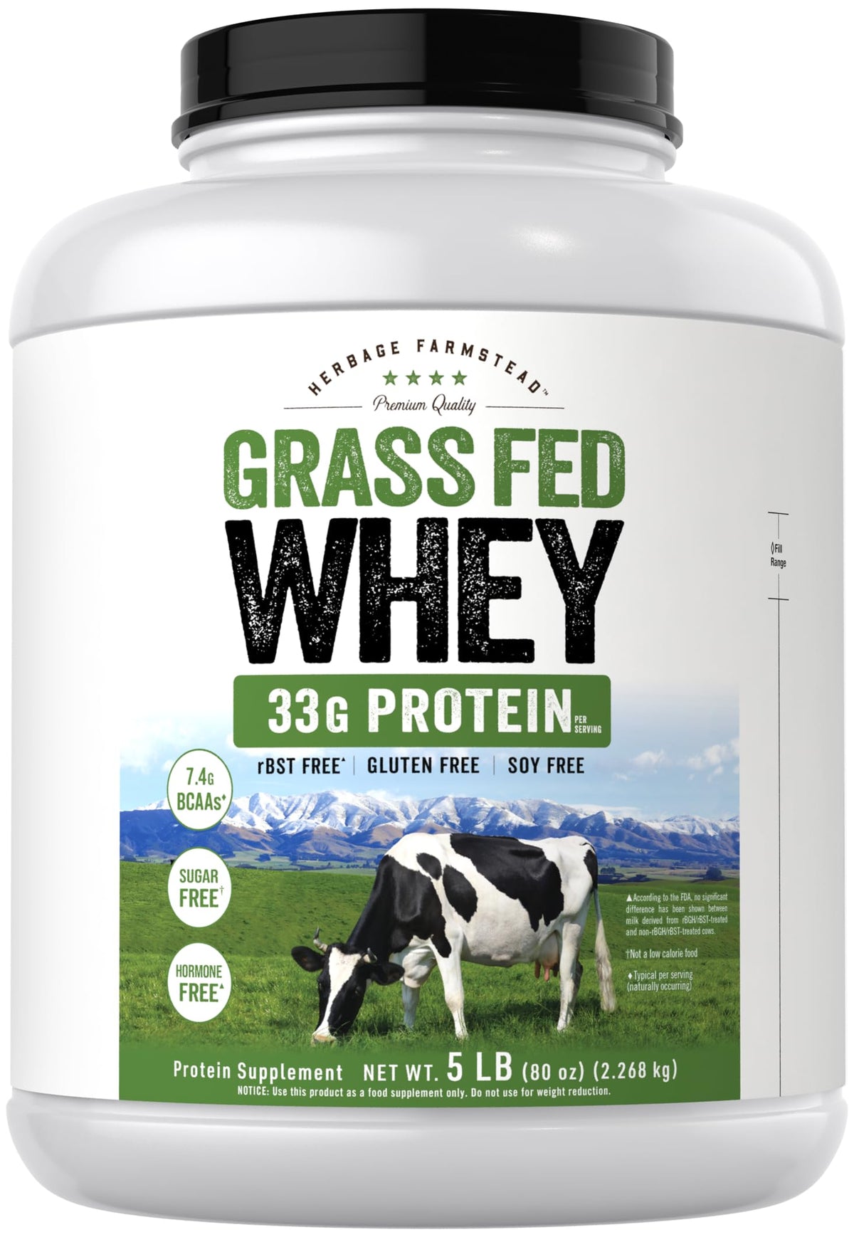 Carlyle Grass Fed Whey Protein Powder - 5 lb