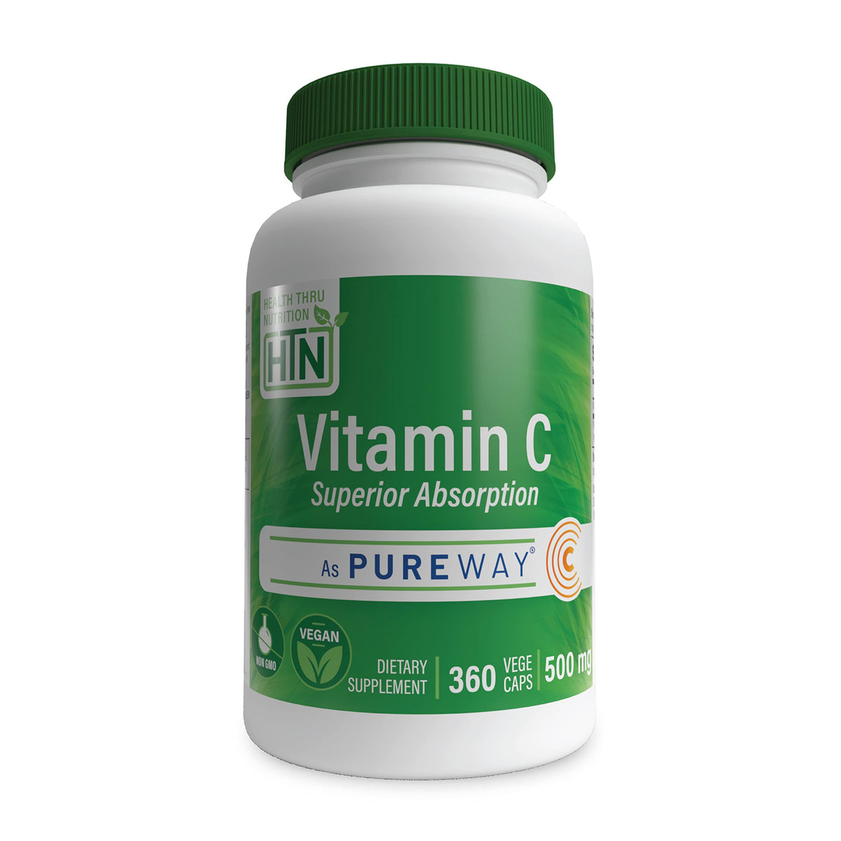 Health Thru Nutrition Vitamin C 500mg PureWay-C - 360 Capsules