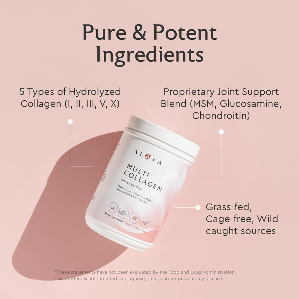 Alaya Naturals Multi Collagen Powder - 5 Types - 40 Servings - image 3