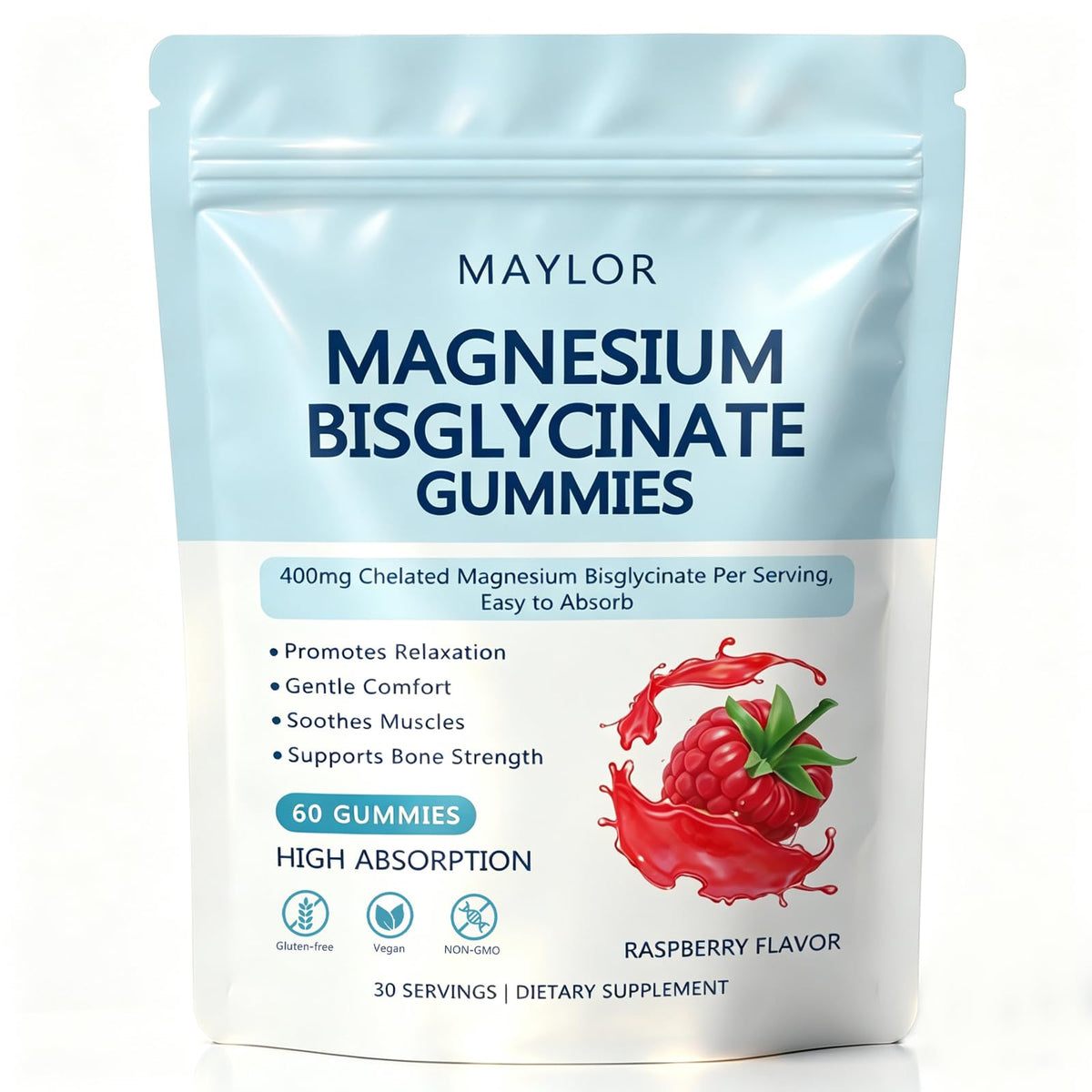 MAYLOR Magnesium Bisglycinate Gummies - 60 Gummies - image 9