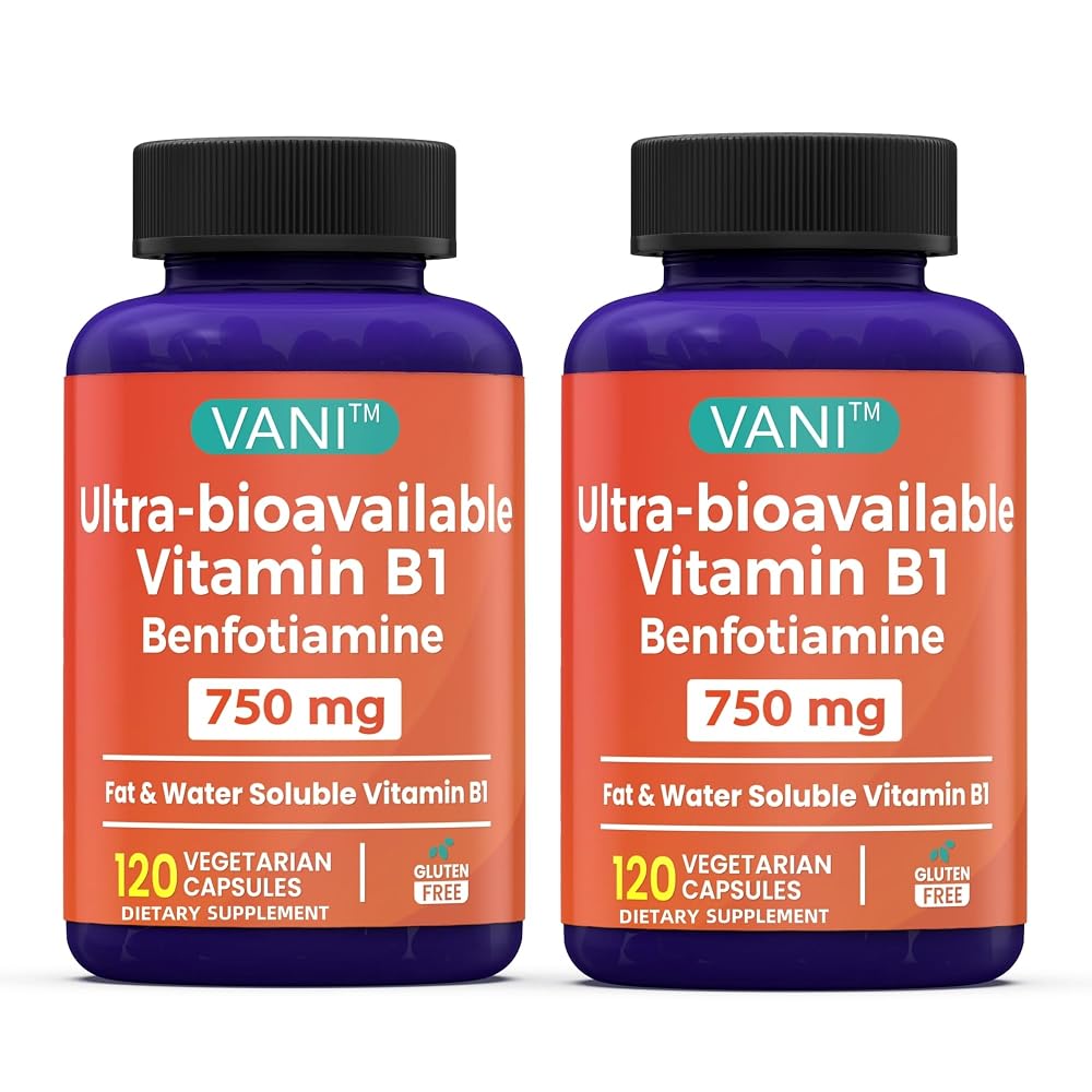VANI Mega Benfotiamine 750mg with Vitamin B-1