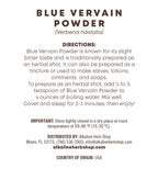 Alkaline Herb Blue Vervain Powder - 4 oz - image 2