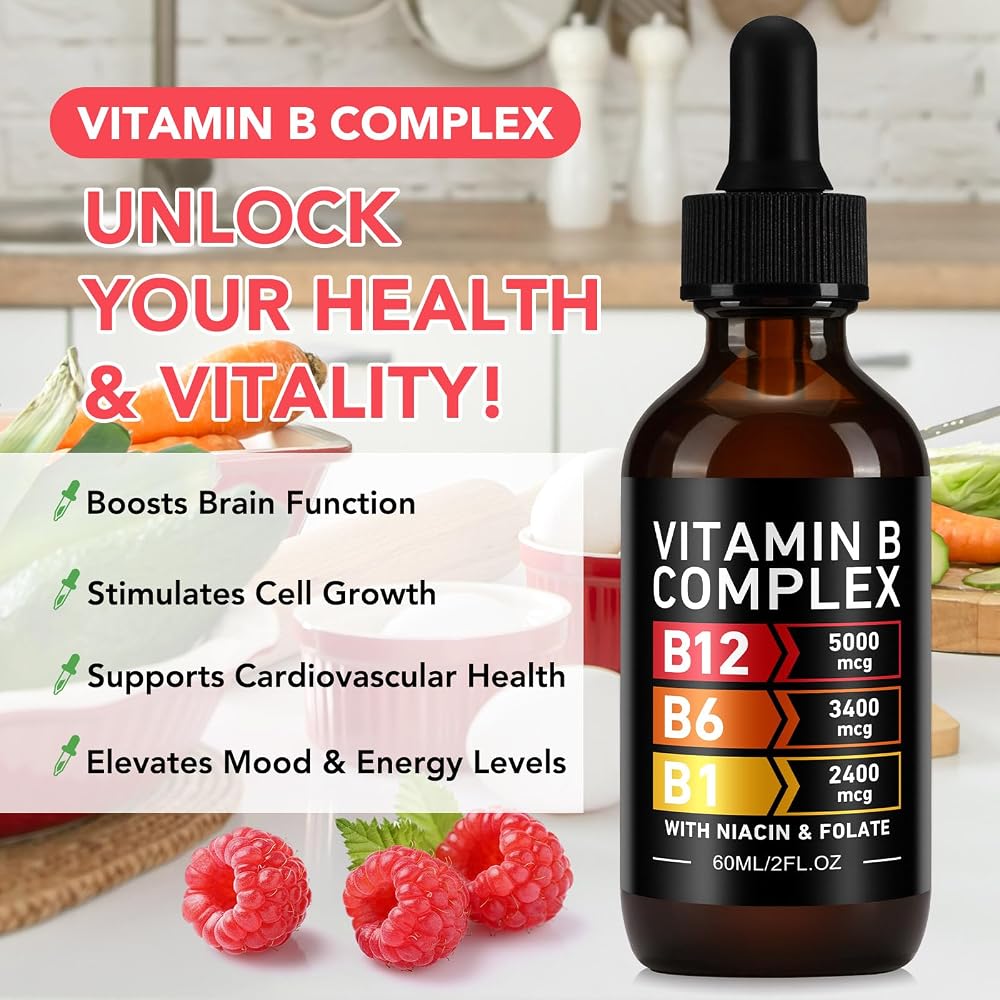 Frovetani Organic Vitamin B Complex Liquid - 2 Fl Oz - image 2