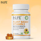 INLIFE Plant Based Natural Vitamin E Oil - 30 Vegetarian Capsules - image 6
