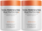 Codeage Teen Multivitamin, Boys & Girls with Omega-3 - 120 Capsules