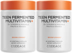 Codeage Teen Multivitamin, Boys & Girls with Omega-3 - 120 Capsules