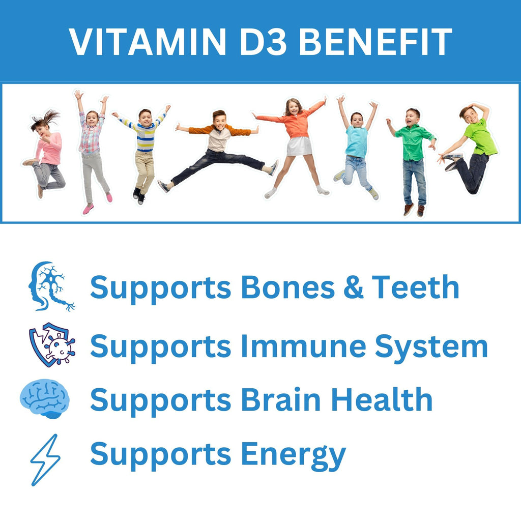 Greenfield Nutritions Halal Vitamin D3 for Kids 1000 IU - 90 Gummies - image 2