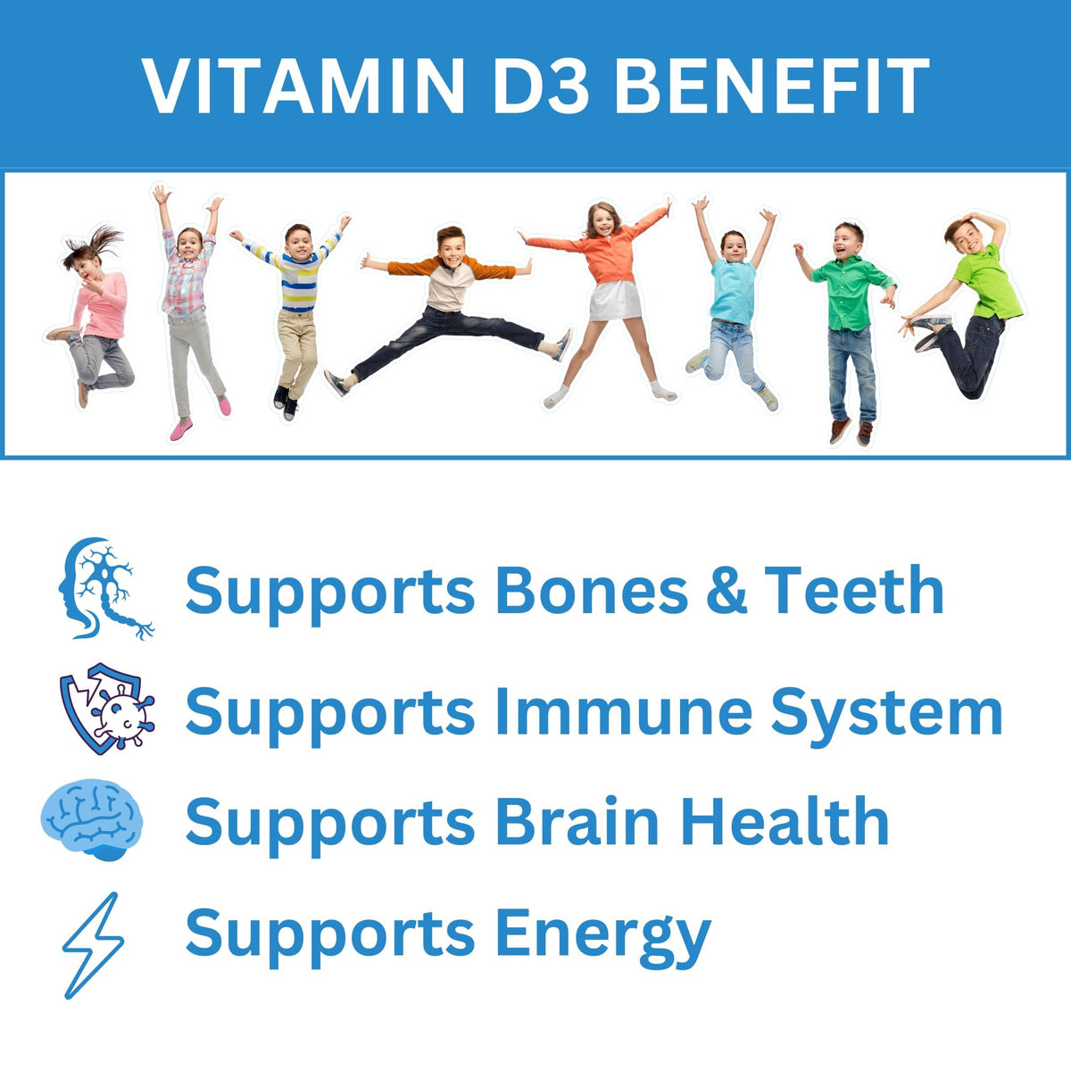 Greenfield Nutritions Halal Vitamin D3 for Kids 1000 IU - 90 Gummies - image 2