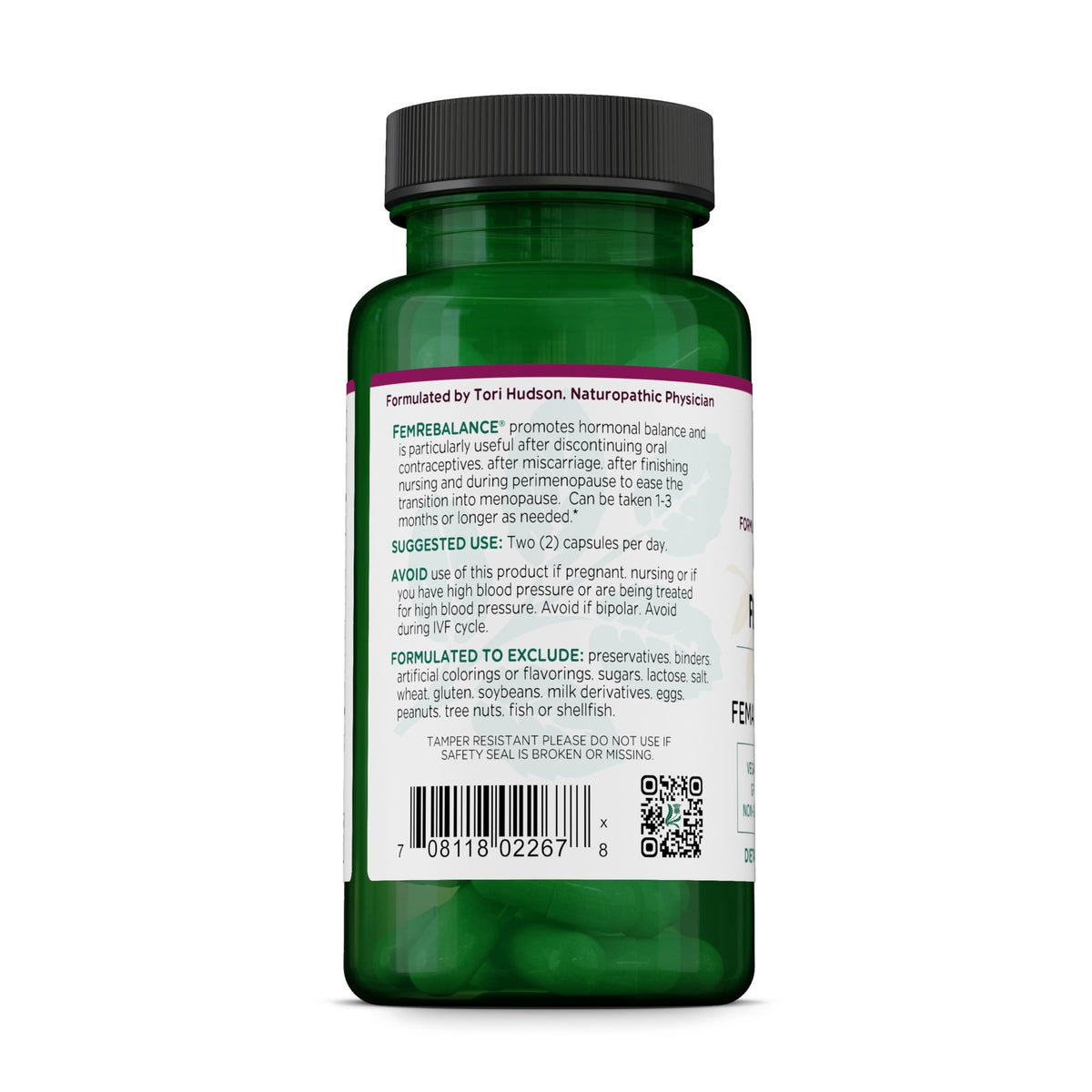 Vitanica FemRebalance Hormone Balance Support - 60 Capsules - image 3