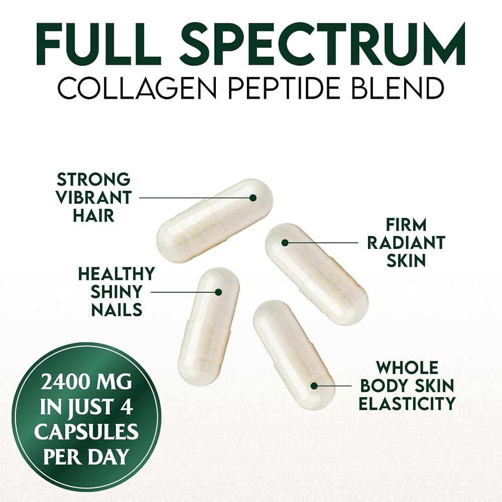 Nature's Nutrition Multi Collagen Pills - Hydrolyzed Collagen
